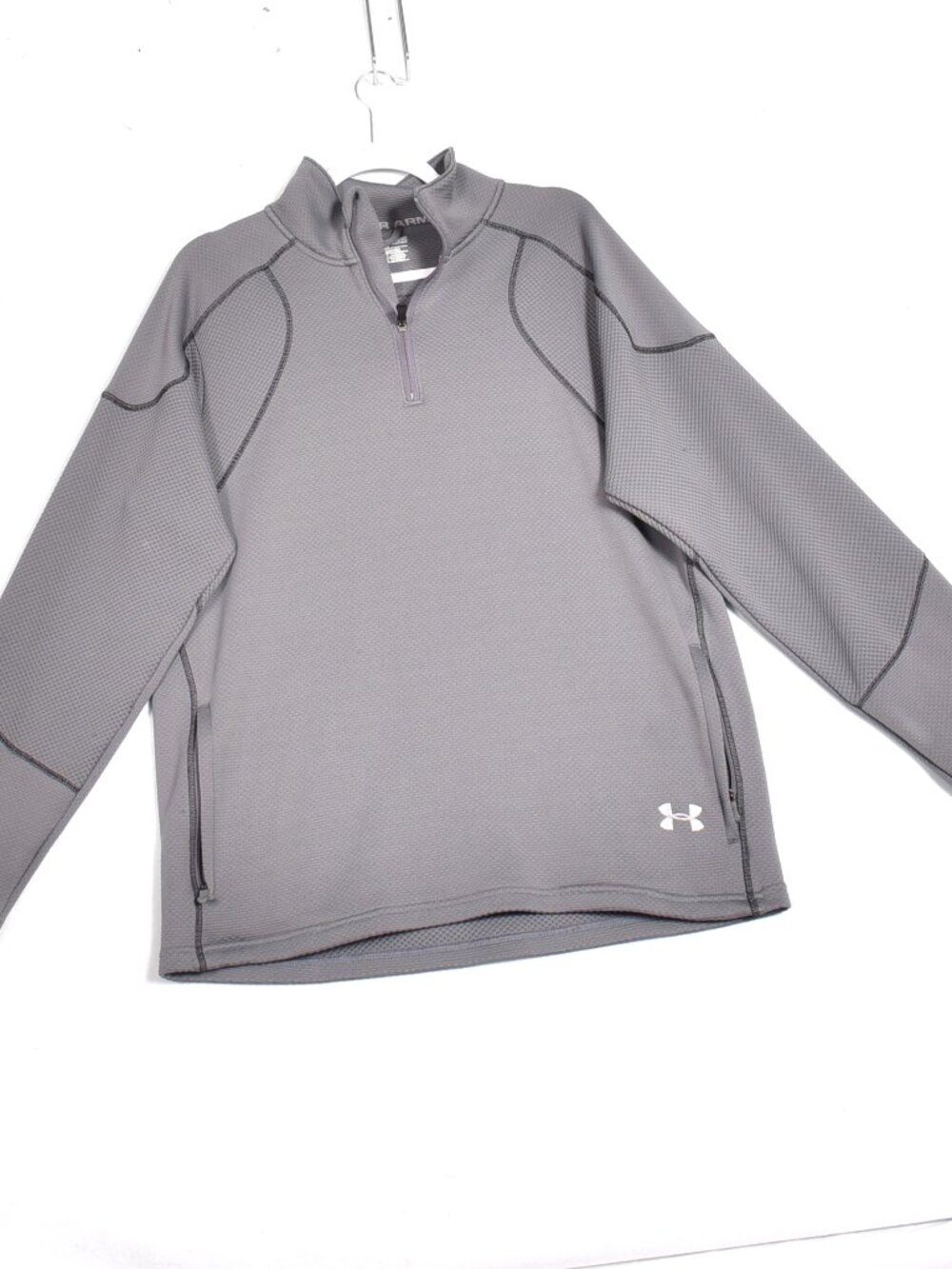 Under Armour Men's  Pullover 1/4 Zip Size Large Loose Fit Grey